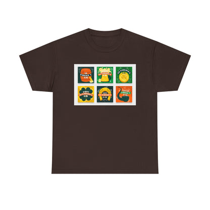 Unisex Retro St. Patrick’s Day Icons T-Shirt — Lucky Clover & Beer Graphic Tee (Limited Edition)