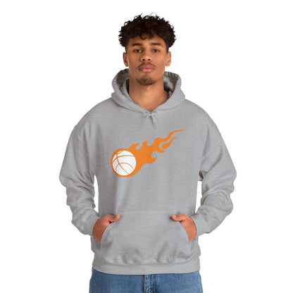 Fire Basketball Hoodie - Men's Varsity Hooded Sweatshirt