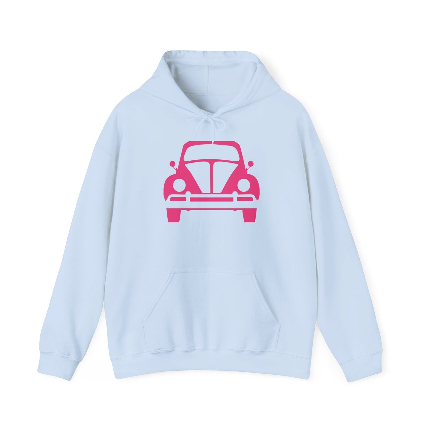 Pink Beetle Car Hoodie - Women's Hoodie