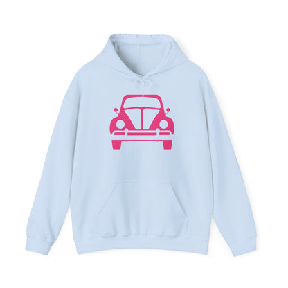 Pink Beetle Car Hoodie - Women's Hoodie