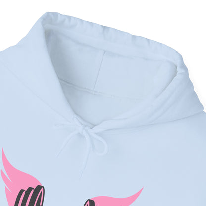 Women's Hoodie - Strong Barbell With Wings