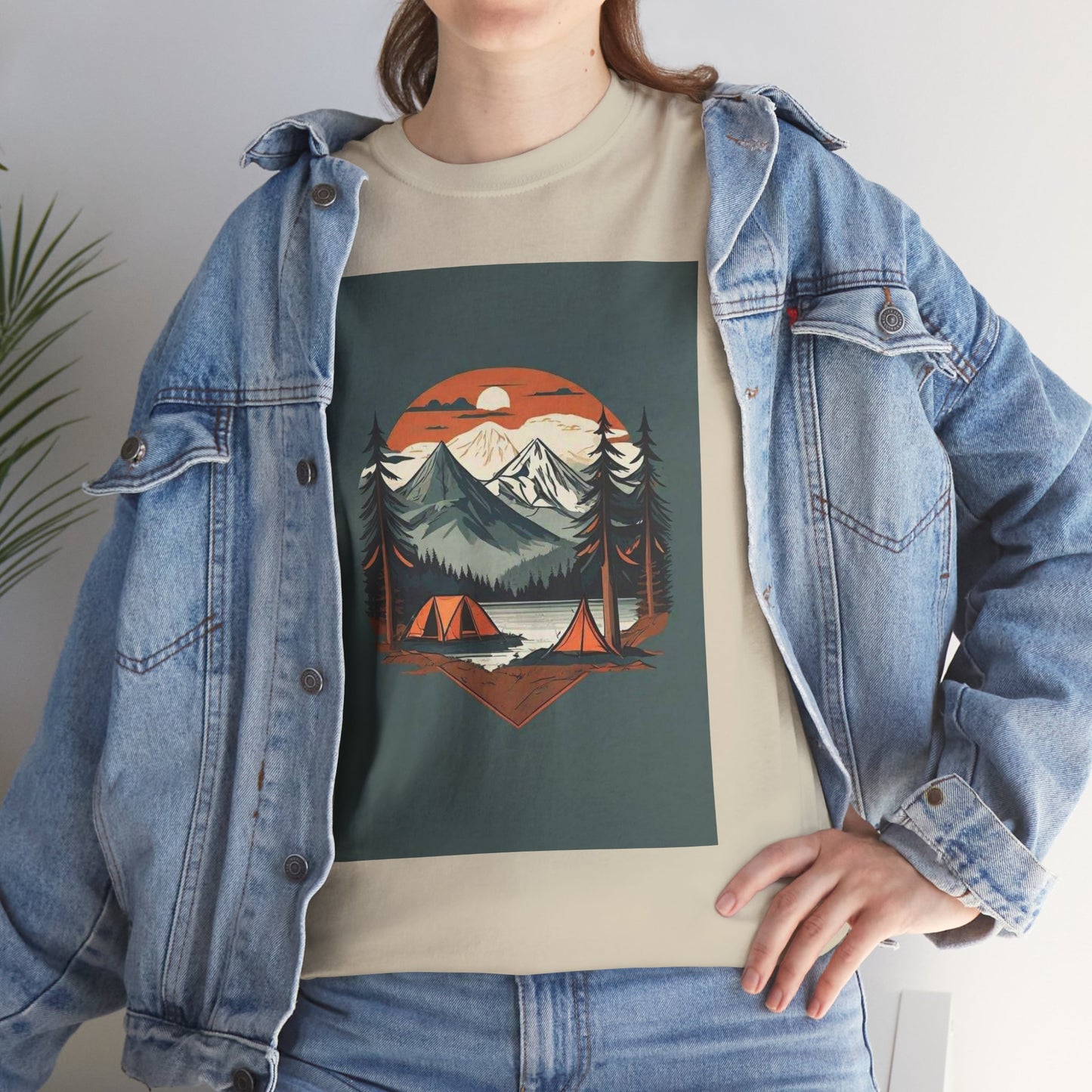 Moonlight Mountain Adventure Tee - Perfect Gift for Hikers