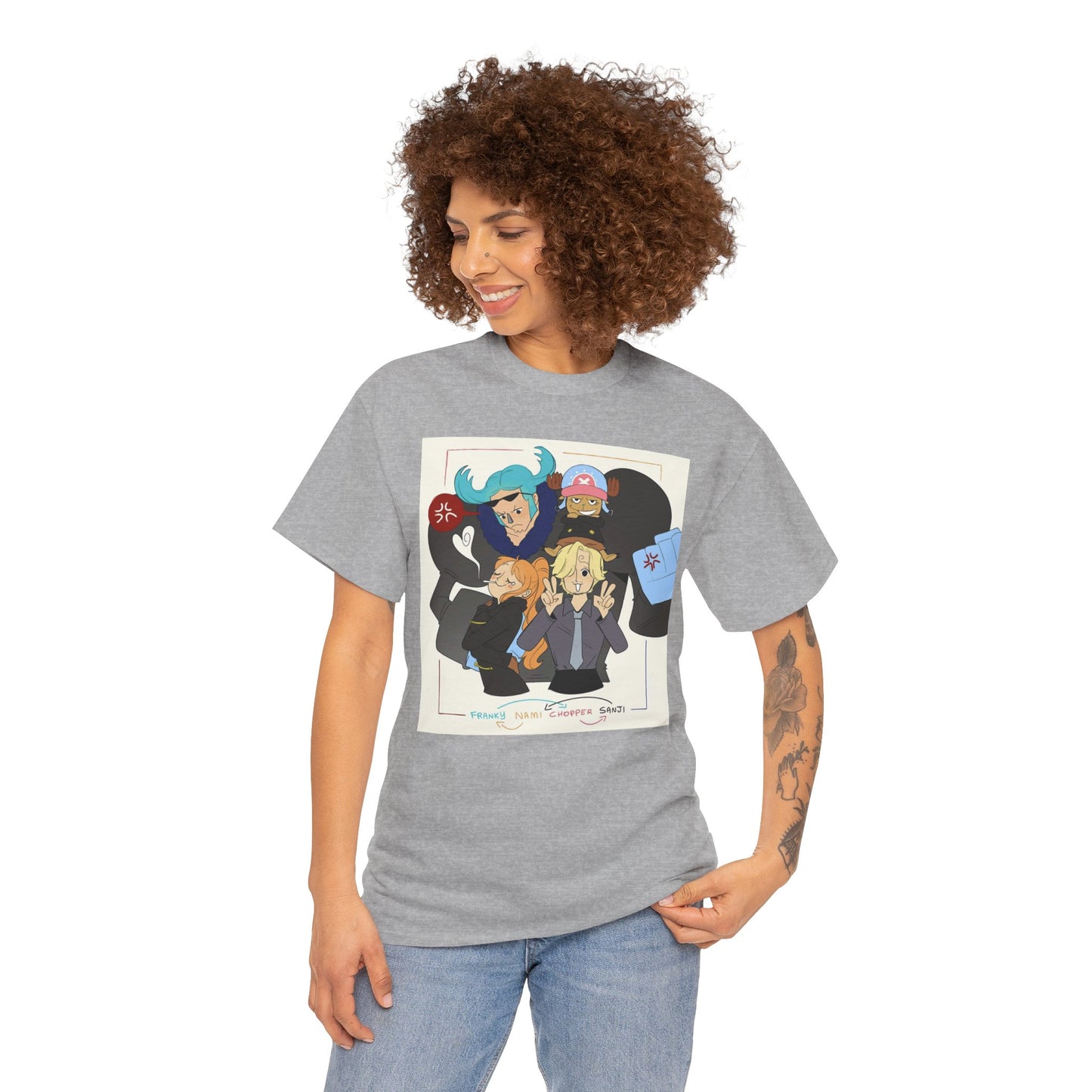 "Switched Bodies" Straw Hat Friends - One Piece Unisex Tee