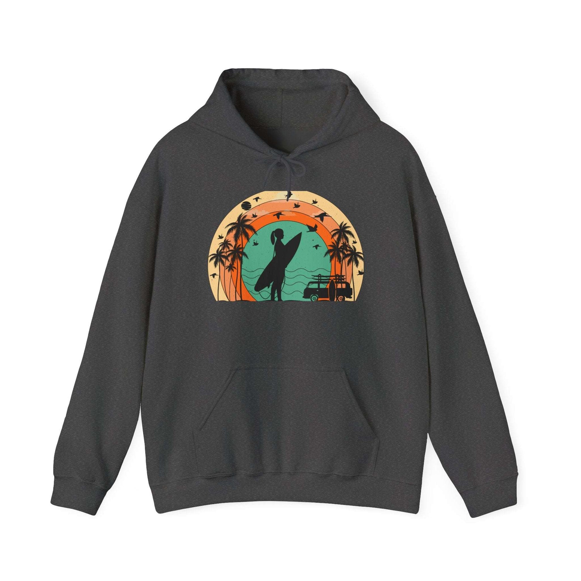 Vintage Retro Surfer Women's Hoodie