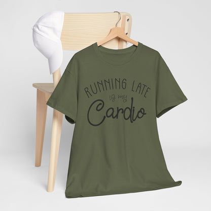 Men's T-Shirt - Running Late is my Cardio Tee