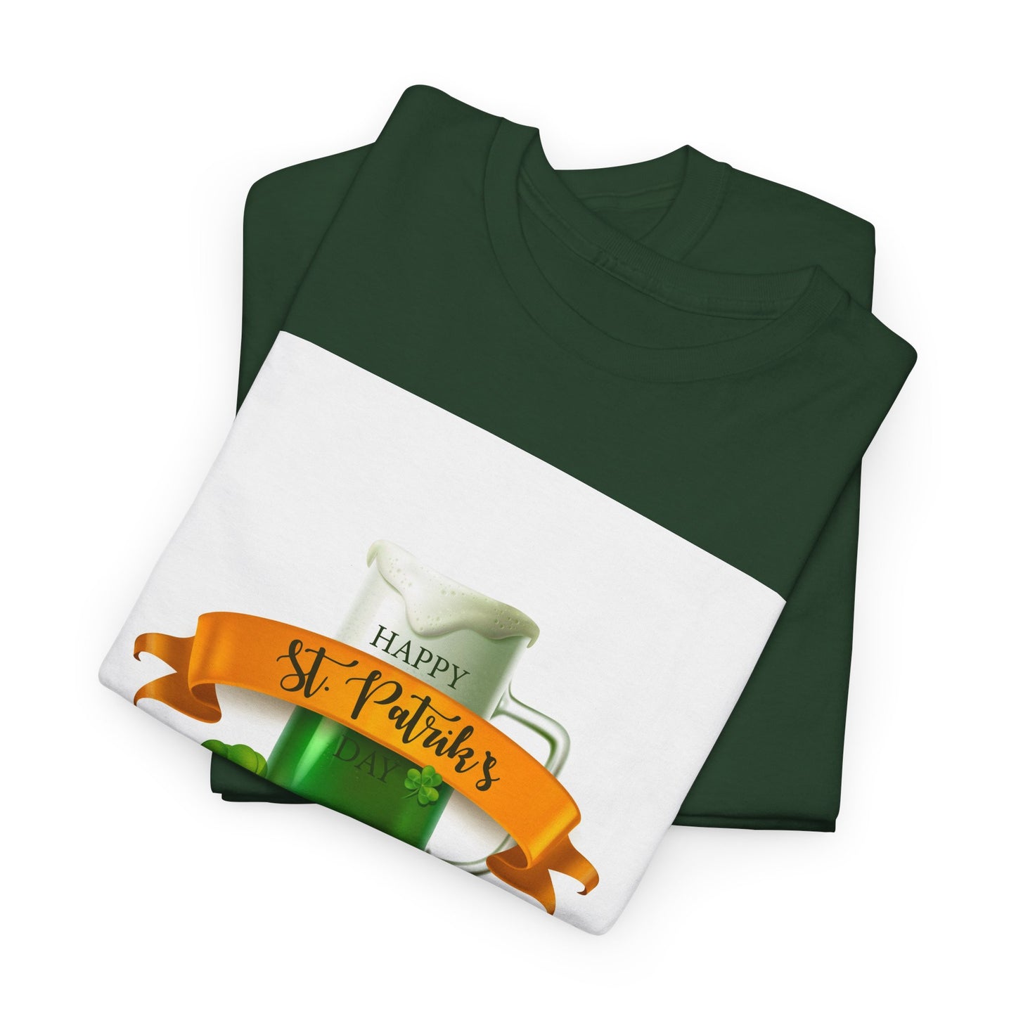 Unisex St. Patrick's Day Tee — 'Happy St. Patrick's' Beer Mug & Gold Coins Design (Limited Edition)