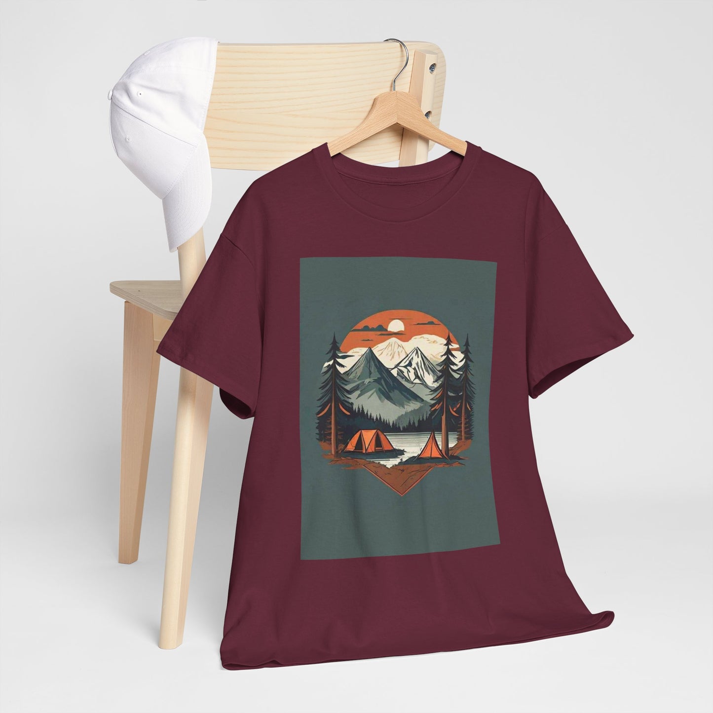 Moonlight Mountain Adventure Tee - Perfect Gift for Hikers