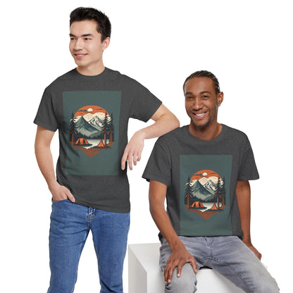 Moonlight Mountain Adventure Tee - Perfect Gift for Hikers