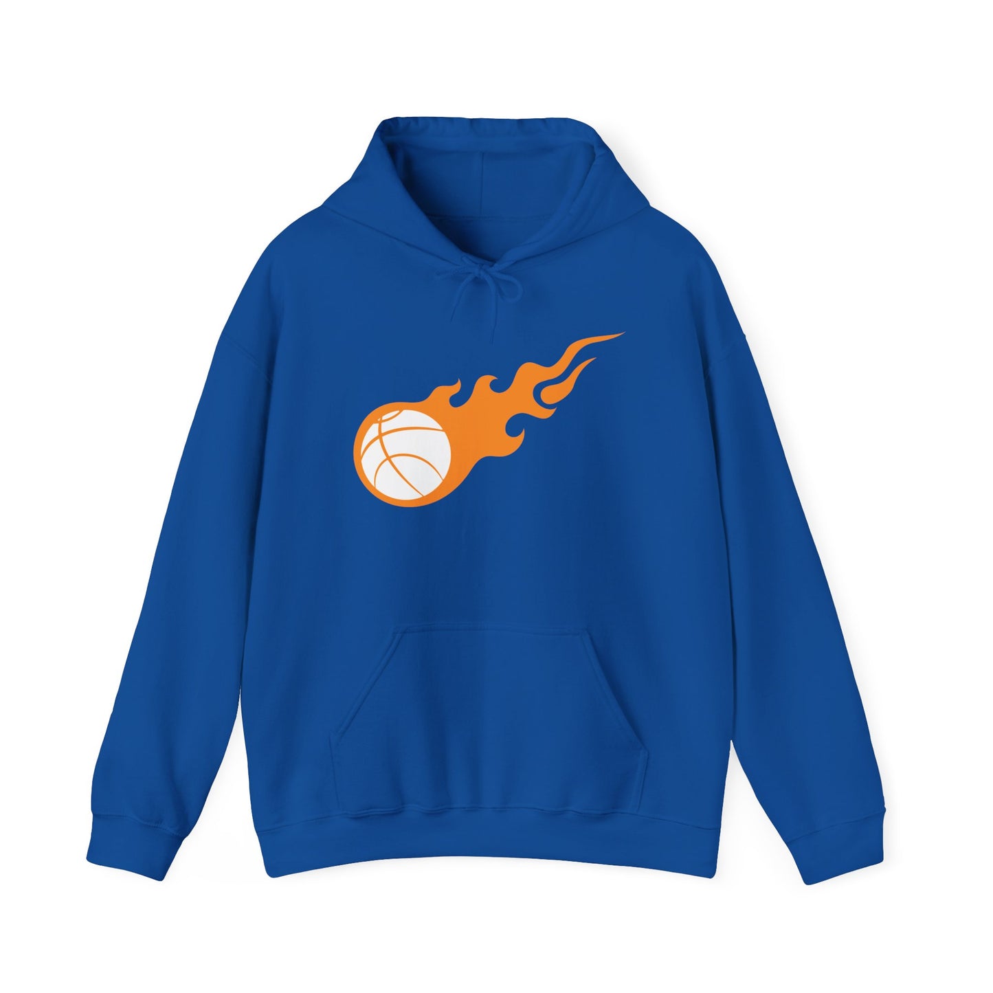Fire Basketball Hoodie - Men's Varsity Hooded Sweatshirt