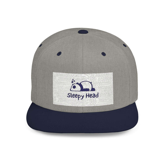 Sleepy Head Snapback Cap - Relaxed Style for Lazy Days