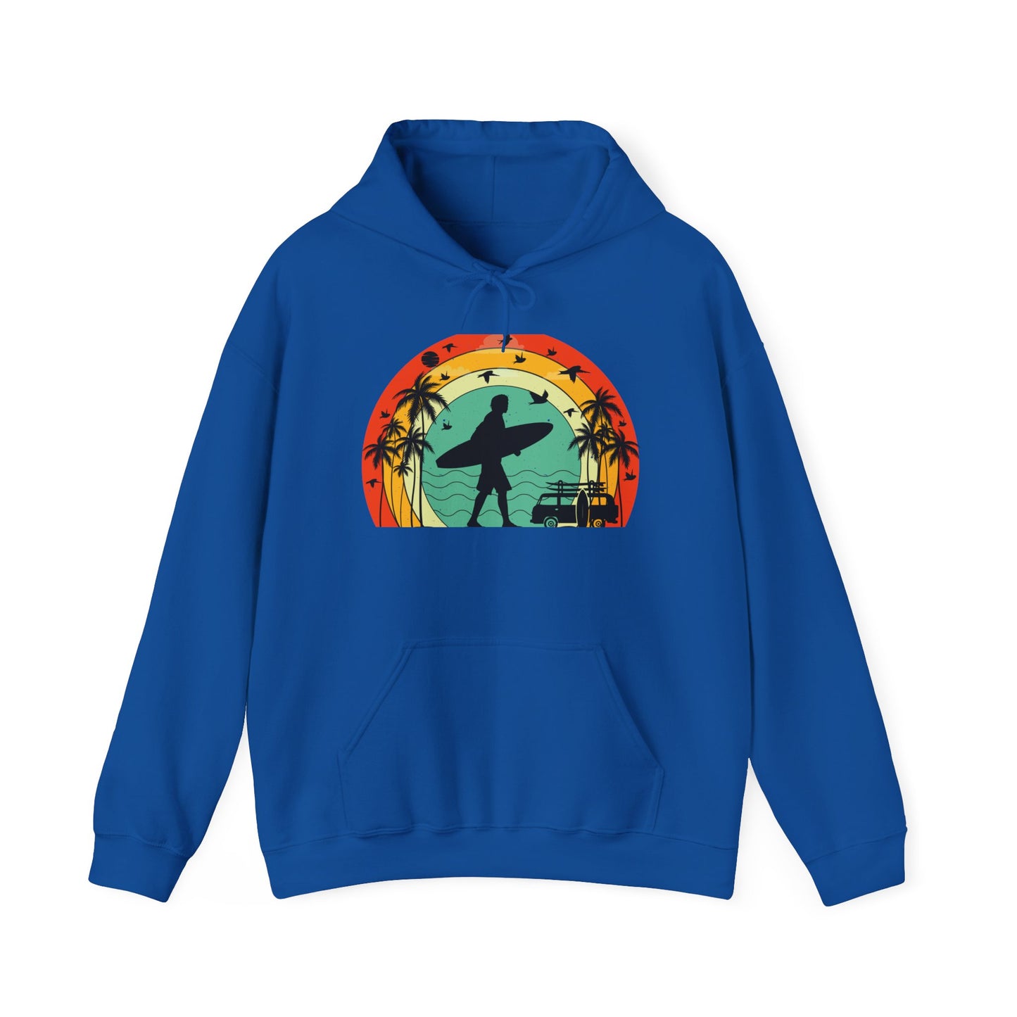 Retro Vintage Surfer Men's Hoodie