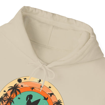 Vintage Retro Surfer Women's Hoodie