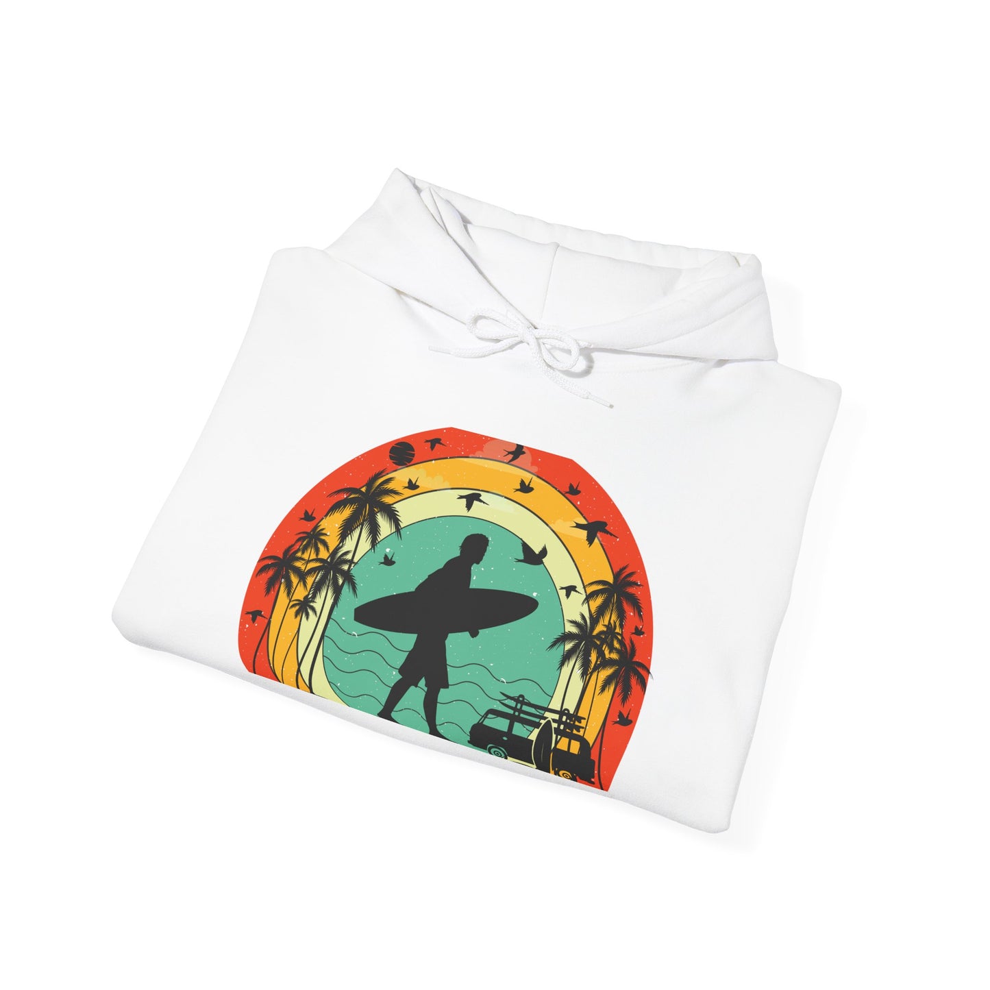 Retro Vintage Surfer Men's Hoodie