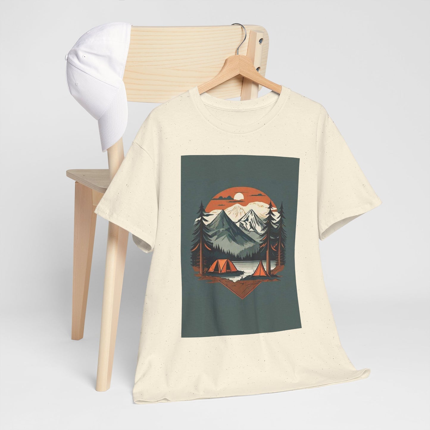 Moonlight Mountain Adventure Tee - Perfect Gift for Hikers