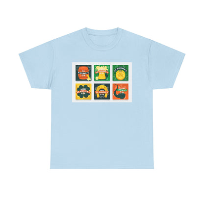 Unisex Retro St. Patrick’s Day Icons T-Shirt — Lucky Clover & Beer Graphic Tee (Limited Edition)