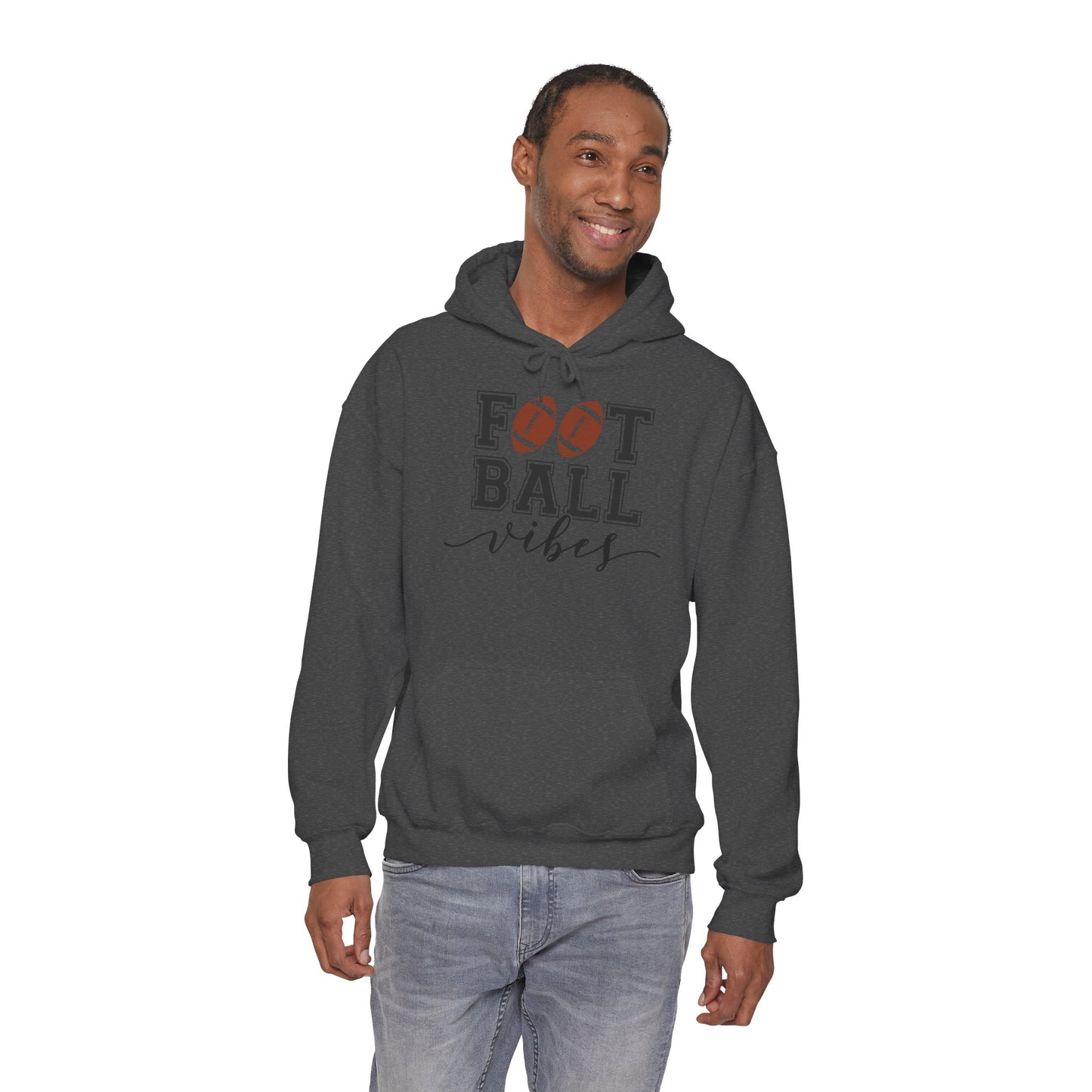 Football Vibes Men's Hoodie - Sporty Athletic Apparel