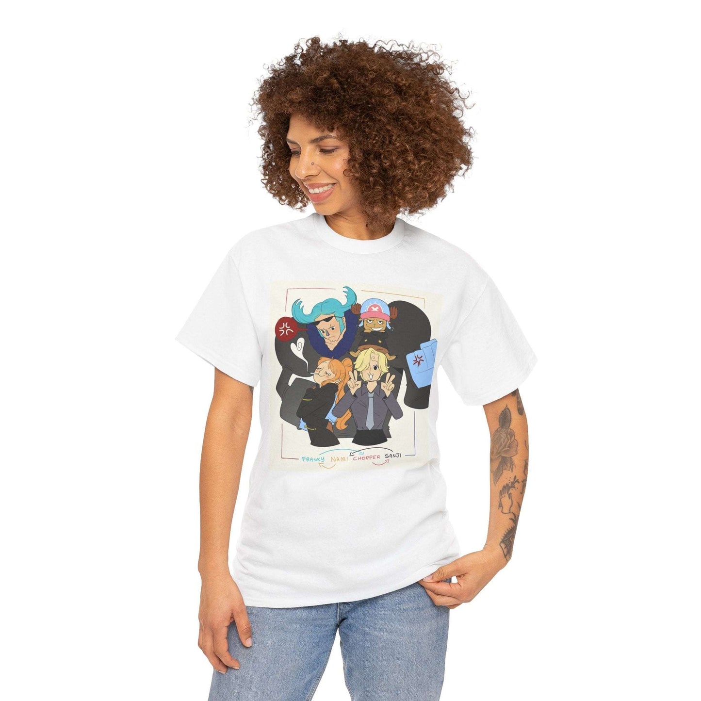 "Switched Bodies" Straw Hat Friends - One Piece Unisex Tee