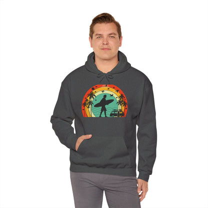 Retro Vintage Surfer Men's Hoodie