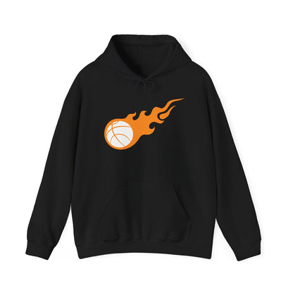 Fire Basketball Hoodie - Men's Varsity Hooded Sweatshirt