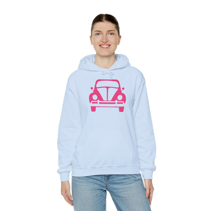 Pink Beetle Car Hoodie - Women's Hoodie
