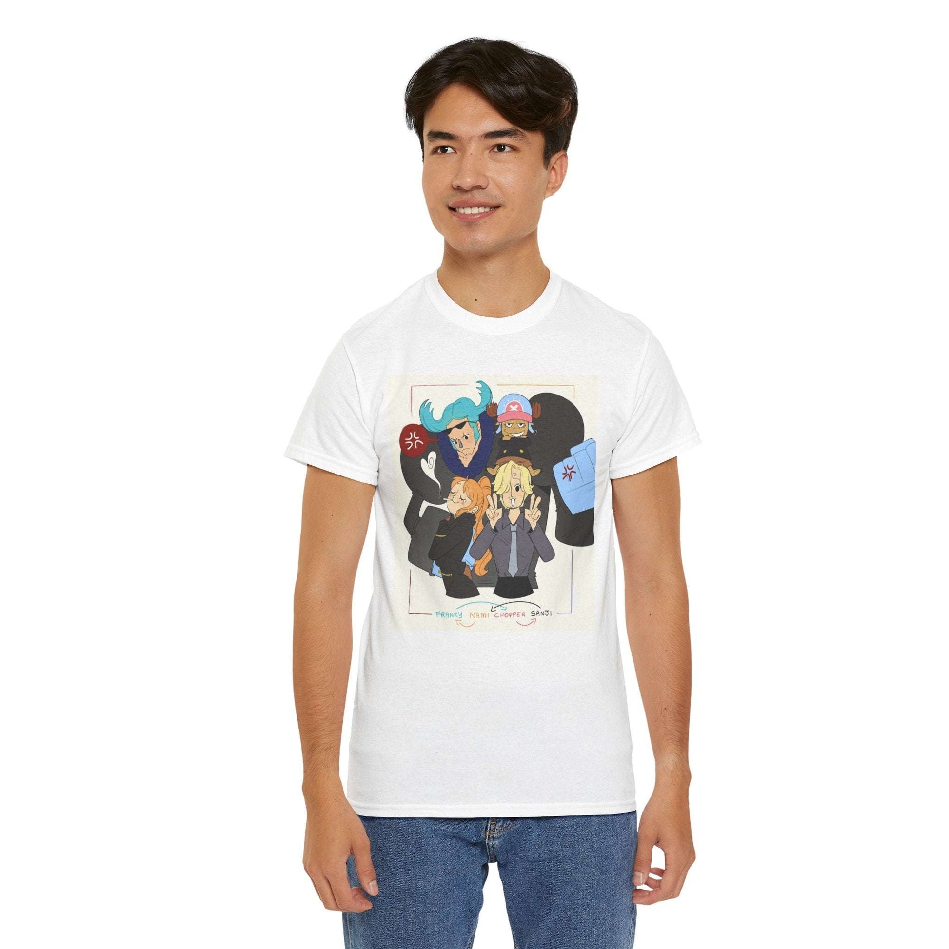 "Switched Bodies" Straw Hat Friends - One Piece Unisex Tee