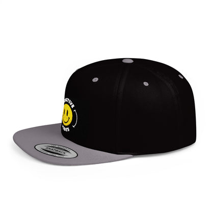 Positive Vibes Snapback Hat - Cool Casual Style for Every Occasion
