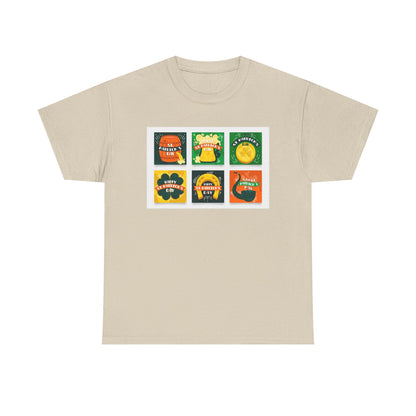 Unisex Retro St. Patrick’s Day Icons T-Shirt — Lucky Clover & Beer Graphic Tee (Limited Edition)