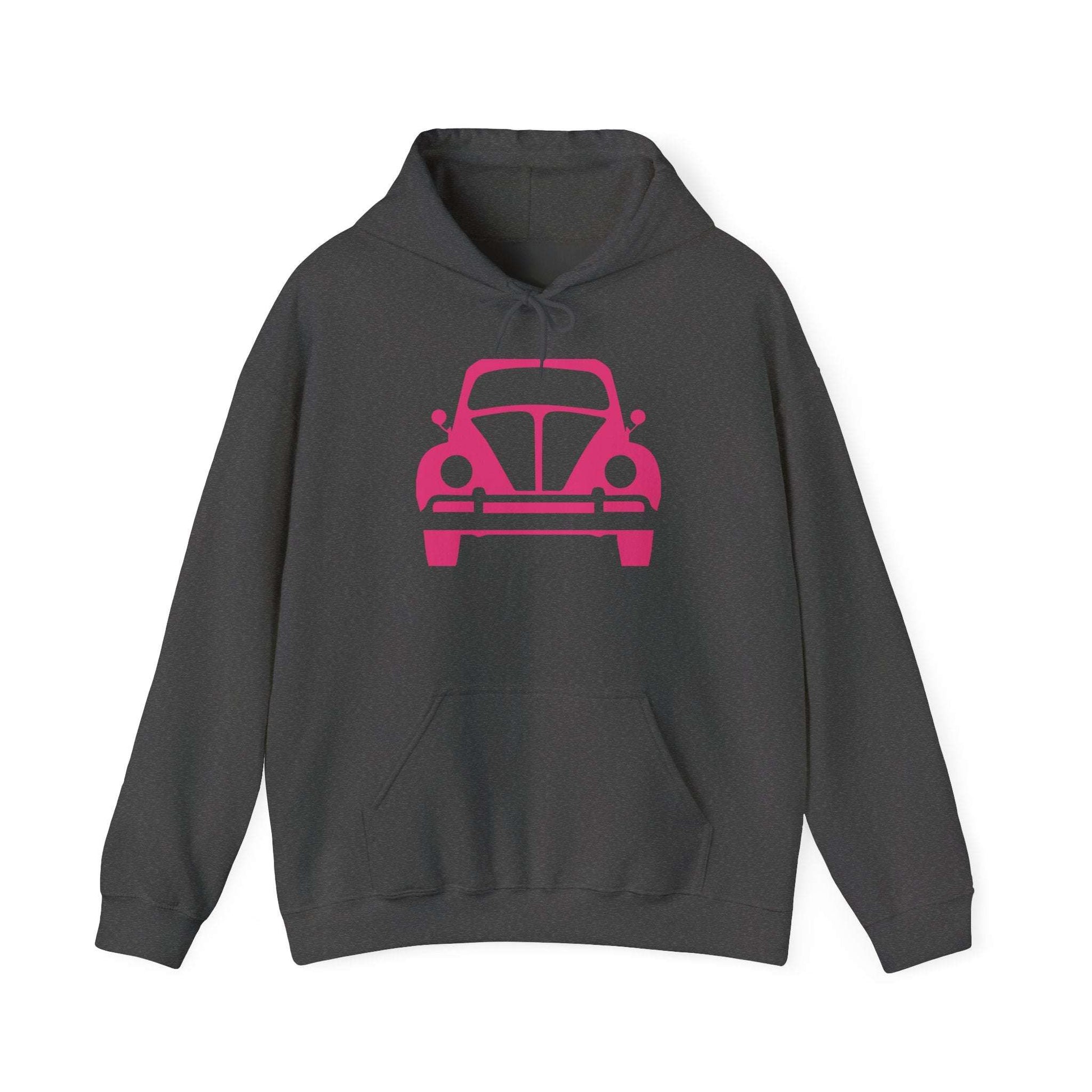 Pink Beetle Car Hoodie - Women's Hoodie