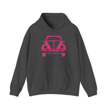 Pink Beetle Car Hoodie - Women's Hoodie