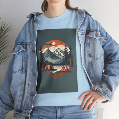 Moonlight Mountain Adventure Tee - Perfect Gift for Hikers