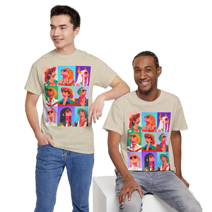 Retro One Piece Friends in Sunglasses Unisex Tee