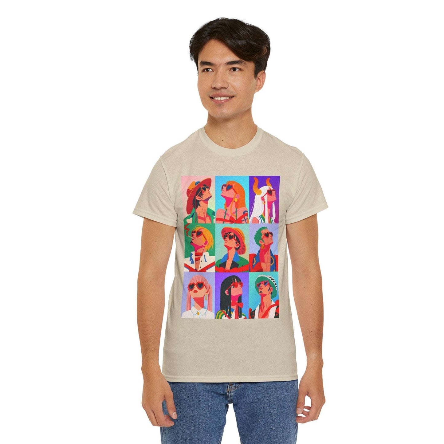Retro One Piece Friends in Sunglasses Unisex Tee