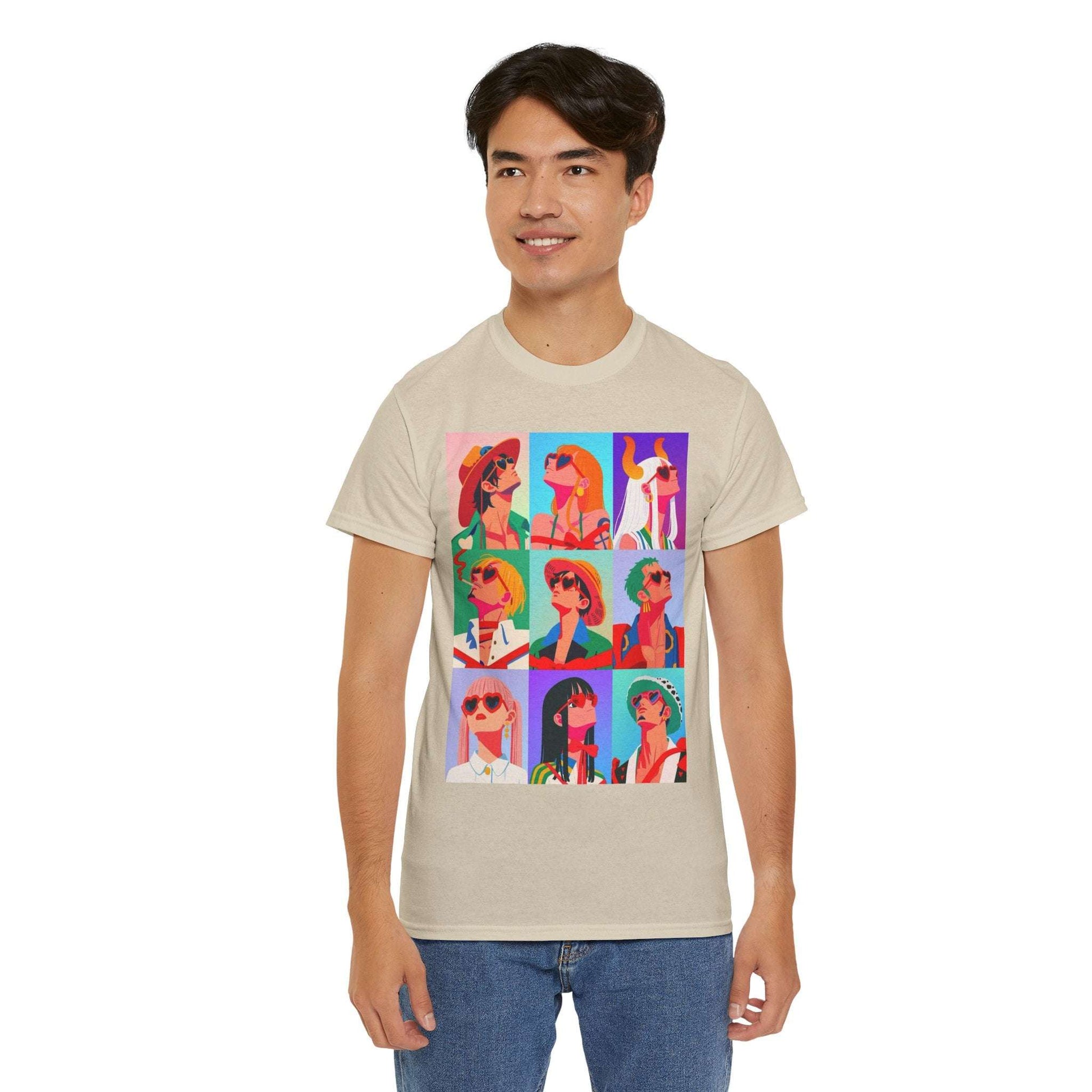 Retro One Piece Friends in Sunglasses Unisex Tee