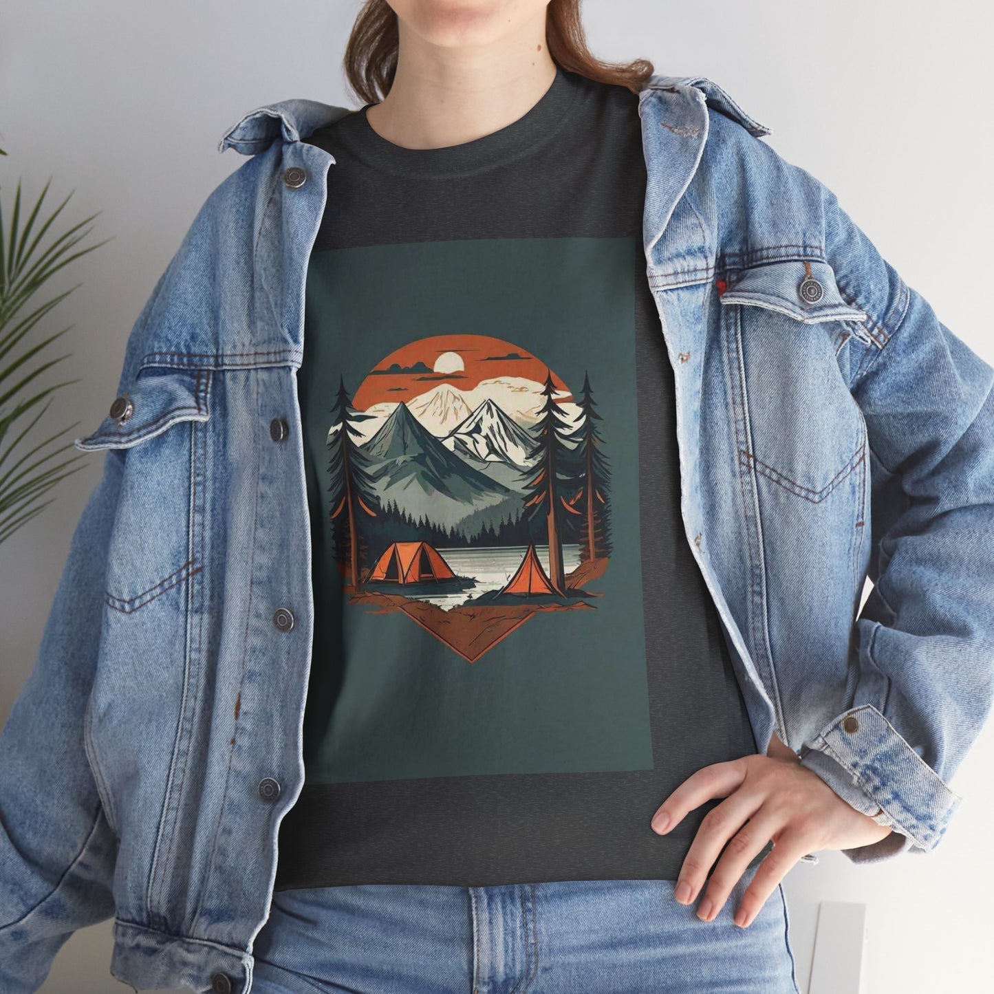 Moonlight Mountain Adventure Tee - Perfect Gift for Hikers