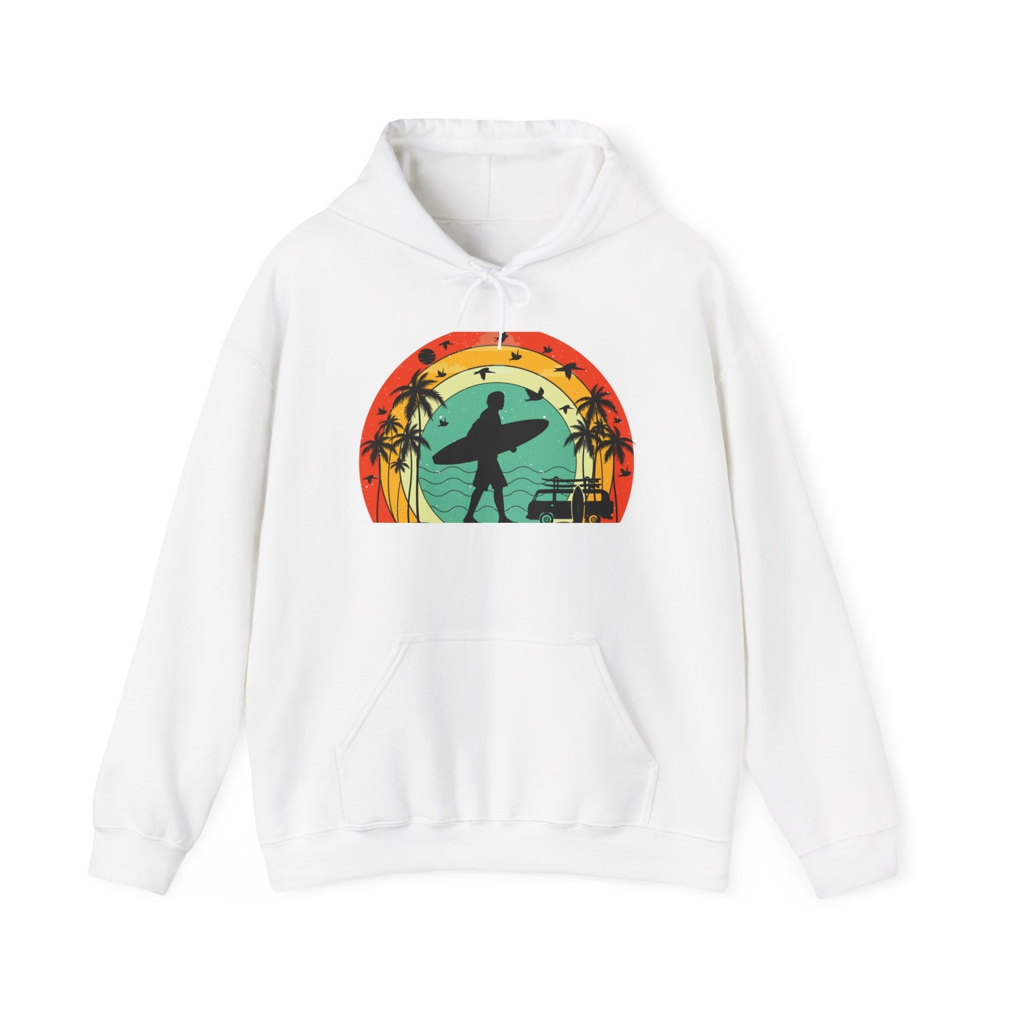 Retro Vintage Surfer Men's Hoodie