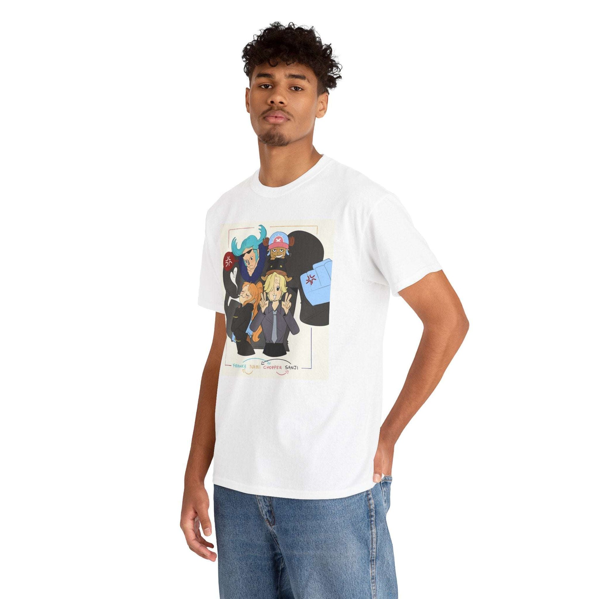 "Switched Bodies" Straw Hat Friends - One Piece Unisex Tee