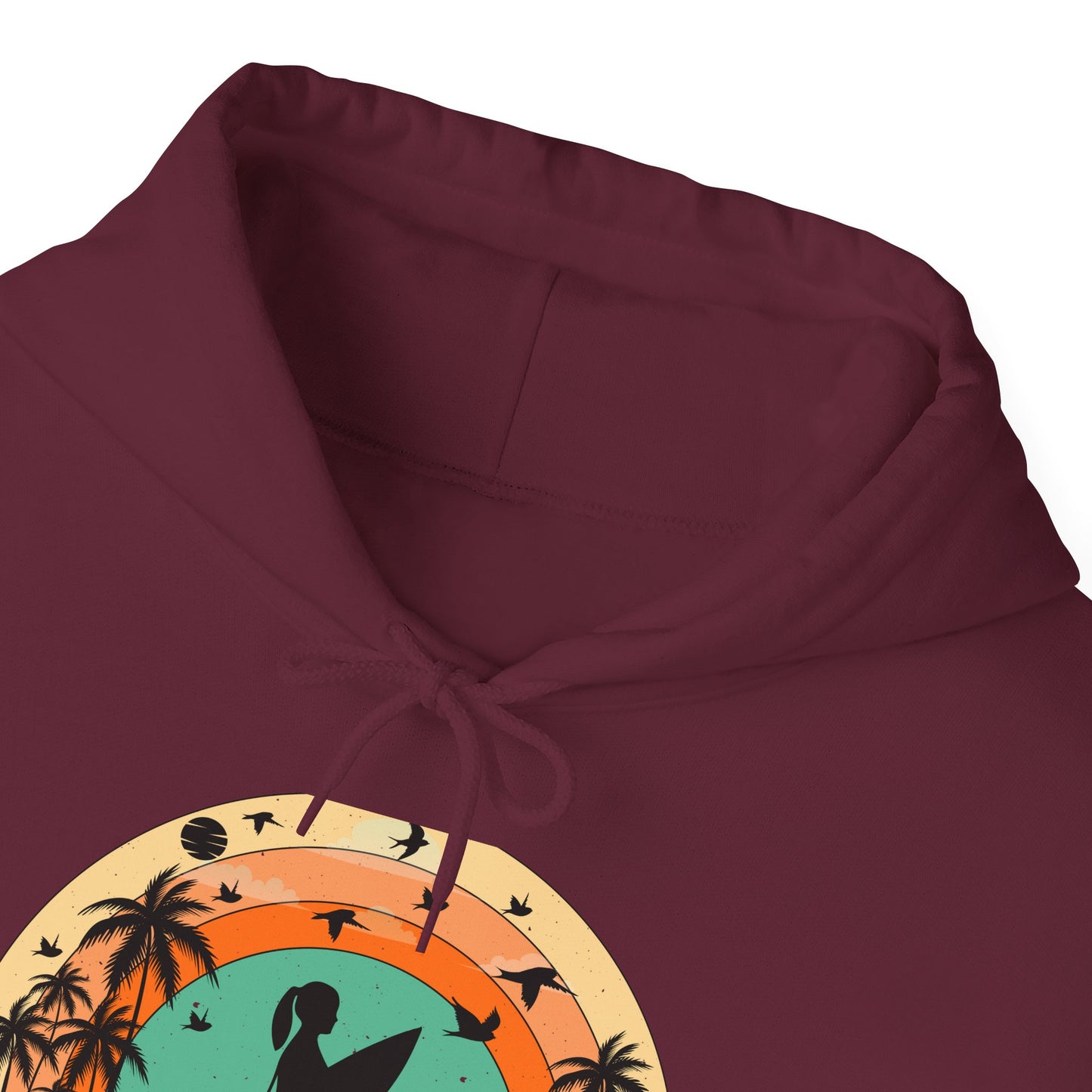 Vintage Retro Surfer Women's Hoodie