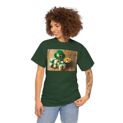 Unisex St. Patrick’s Day Gifts T-Shirt — Leprechaun Hat, Shamrock & Gold Pot Tee (Limited Edition)