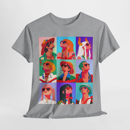 Retro One Piece Friends in Sunglasses