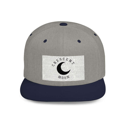 Crescent Moon Snapback Hat - Trendy Adjustable Cap for Casual Wear