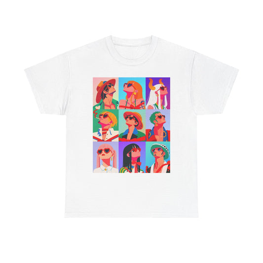 Retro One Piece Friends in Sunglasses