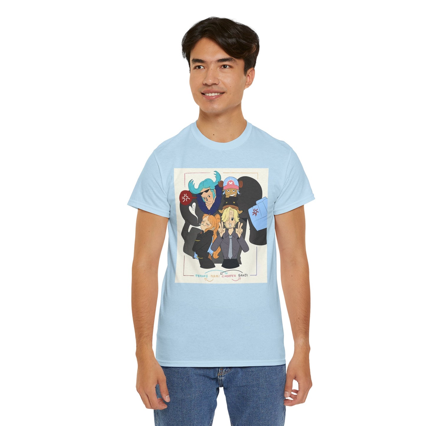 "Switched Bodies" Straw Hat Friends - One Piece Unisex Tee