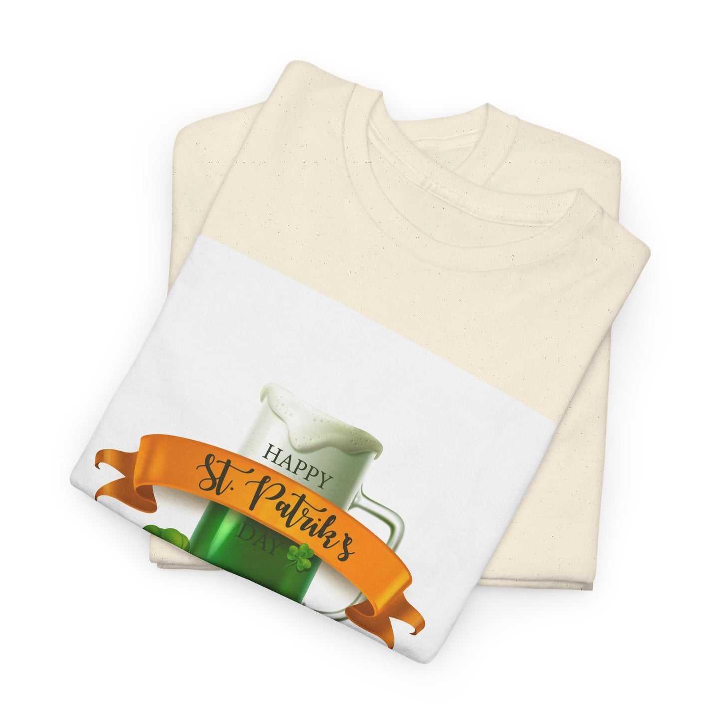 Unisex St. Patrick's Day Tee — 'Happy St. Patrick's' Beer Mug & Gold Coins Design (Limited Edition)