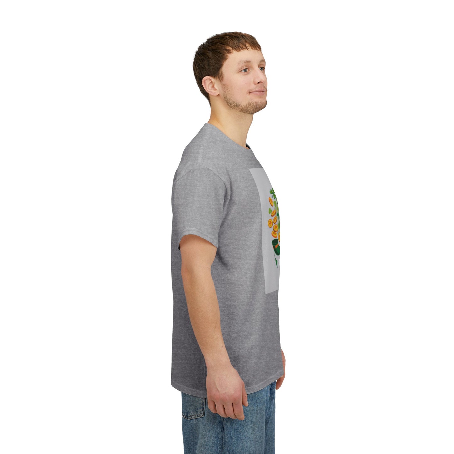 Unisex St. Patrick's Day Tee — 'Happy St. Patrick's Day' Shamrock & Leprechaun Hat Graphic (Limited Edition)