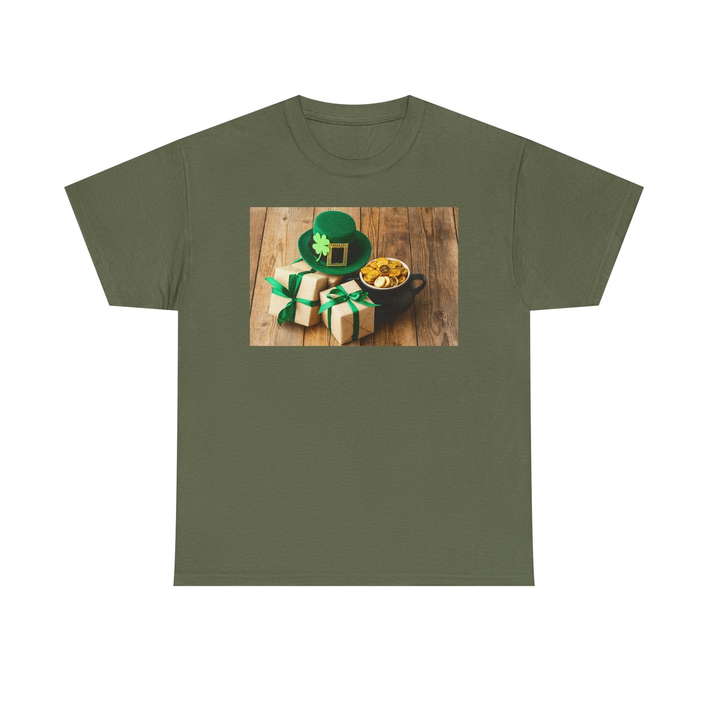 Unisex St. Patrick’s Day Gifts T-Shirt — Leprechaun Hat, Shamrock & Gold Pot Tee (Limited Edition)