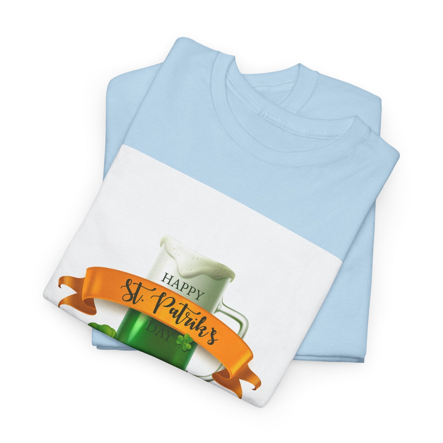 Unisex St. Patrick's Day Tee — 'Happy St. Patrick's' Beer Mug & Gold Coins Design (Limited Edition)