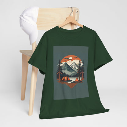 Moonlight Mountain Adventure Tee - Perfect Gift for Hikers