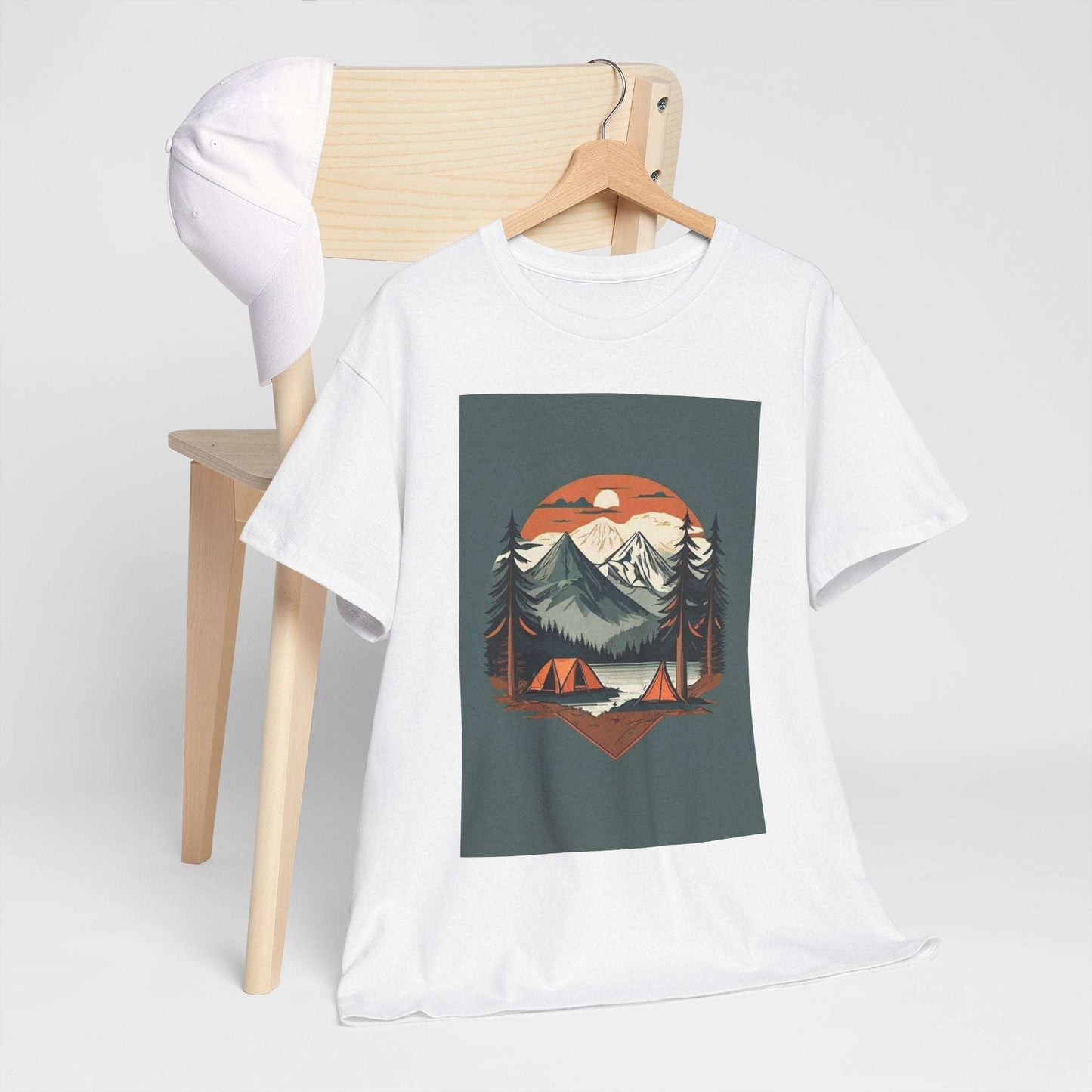 Moonlight Mountain Adventure Tee - Perfect Gift for Hikers