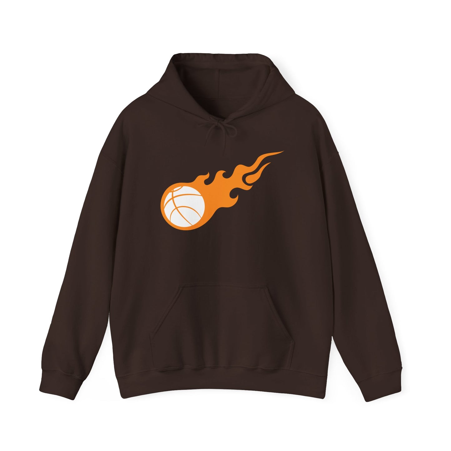 Fire Basketball Hoodie - Men's Varsity Hooded Sweatshirt