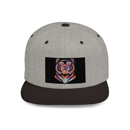 Vibrant Tiger Snapback Hat - Trendy Style for Animal Lovers